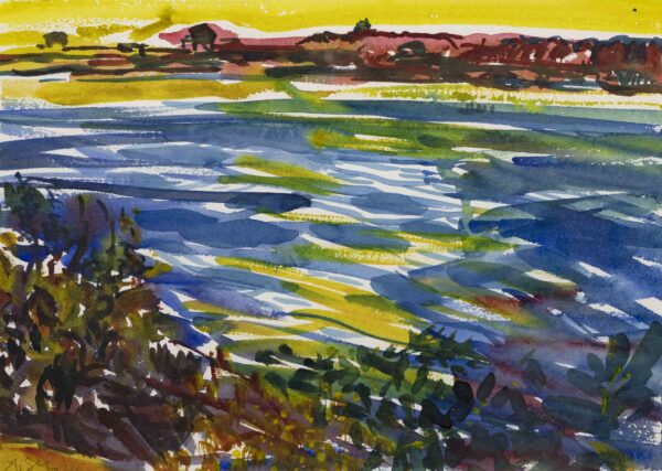 Salt Pond at Dusk Surf Drive Falmouth [SOLD]