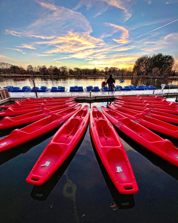 Boathouse Sunset, Forest Park, St. Louis