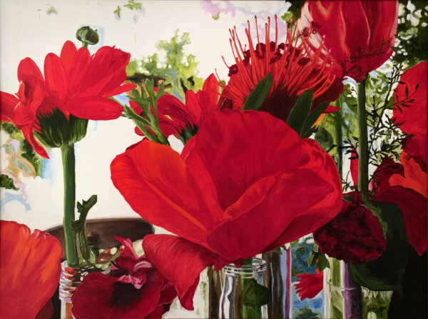 Red Party Flowers